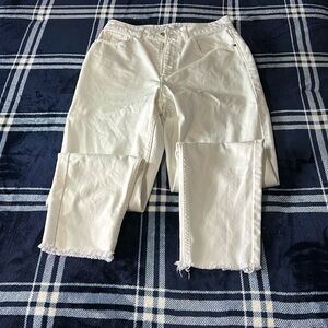 Zara white jean woman size6